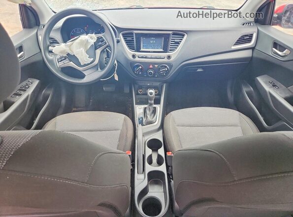 3KPC24A63LE116354 2020 HYUNDAI ACCENT Red Vista del salpicadero