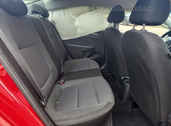 3KPC24A63LE116354 2020 HYUNDAI ACCENT Red Vista de los asientos traseros
