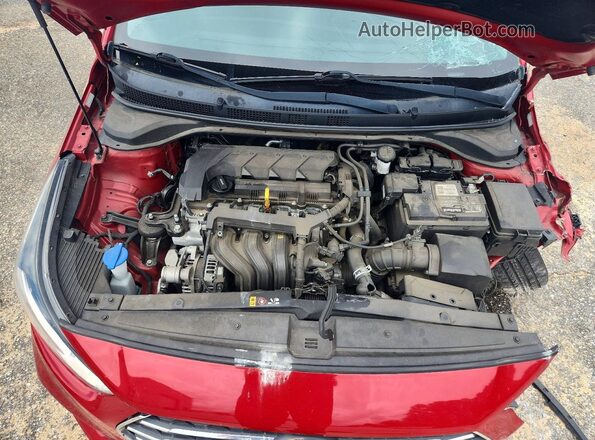 3KPC24A63LE116354 2020 HYUNDAI ACCENT Red Vista interior trasera