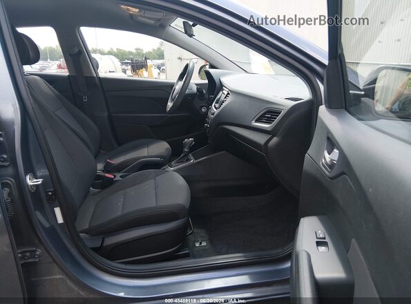 3KPC24A63LE118704 2020 HYUNDAI ACCENT Gray Vista interior delantera