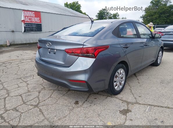 3KPC24A63LE118704 2020 HYUNDAI ACCENT Gray Trasero derecho