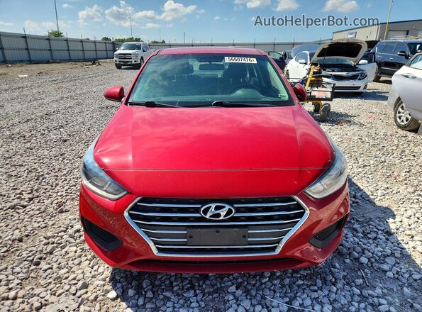 3KPC24A63ME131521 2021 HYUNDAI ACCENT Red Widok z przodu