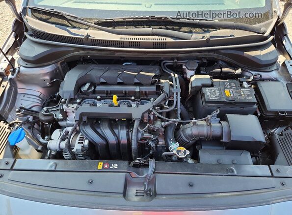 3KPC24A63ME149338 2021 HYUNDAI ACCENT Silver უკანა სალონის ხედი
