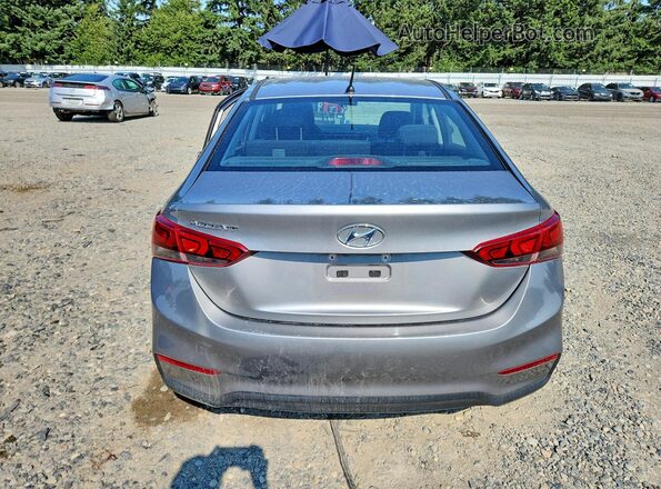 3KPC24A63ME149338 2021 HYUNDAI ACCENT Silver უკანა ხედი