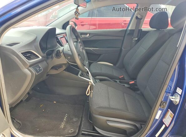 3KPC24A63NE153875 2022 HYUNDAI ACCENT Blue Widok wnętrza z przodu