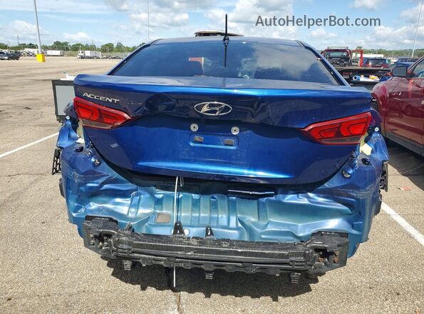 3KPC24A63NE153875 2022 HYUNDAI ACCENT Blue Widok z tyłu