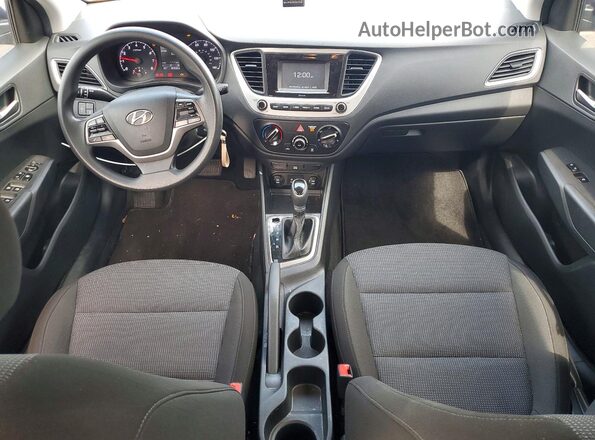 3KPC24A63NE153875 2022 HYUNDAI ACCENT Blue Widok deski rozdzielczej