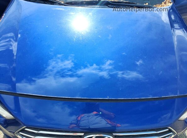 3KPC24A63NE153875 2022 HYUNDAI ACCENT Blue Widok wnętrza z tyłu