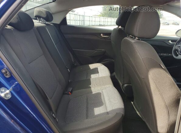 3KPC24A63NE153875 2022 HYUNDAI ACCENT Blue Widok tylnych siedzeń
