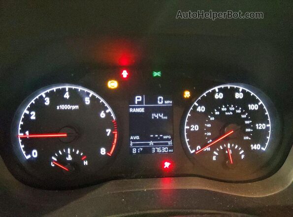 3KPC24A63NE168232 2022 HYUNDAI ACCENT Red ხელსაწყოთა პანელის ხედი