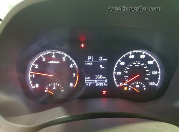 3KPC24A63NE180168 2022 HYUNDAI ACCENT White Vista del cuadro de instrumentos