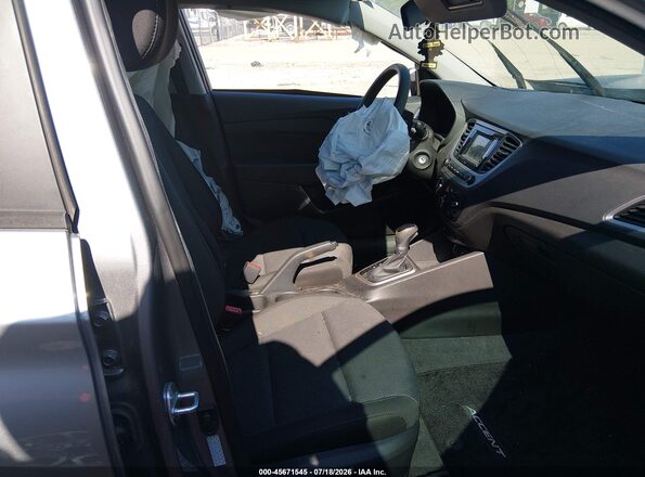 3KPC24A63NE184494 2022 HYUNDAI ACCENT Gray Vista interior delantera