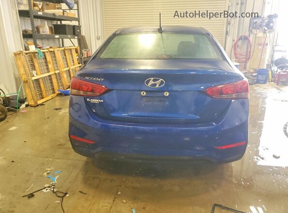 3KPC24A63NE187668 2022 HYUNDAI ACCENT Blue უკანა ხედი