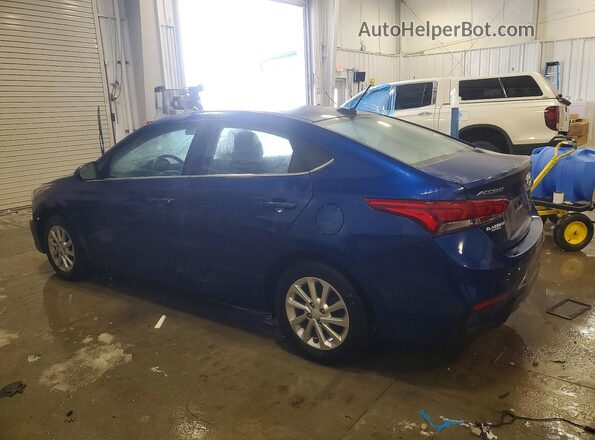 3KPC24A63NE187668 2022 HYUNDAI ACCENT Blue უკანა მარცხენა