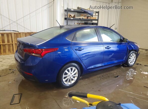 3KPC24A63NE187668 2022 HYUNDAI ACCENT Blue უკანა მარჯვენა
