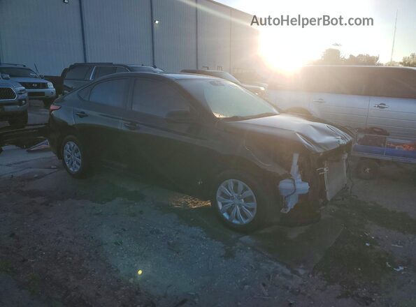 3KPC24A64LE117352 2020 HYUNDAI ACCENT Черный Передняя правая четверть