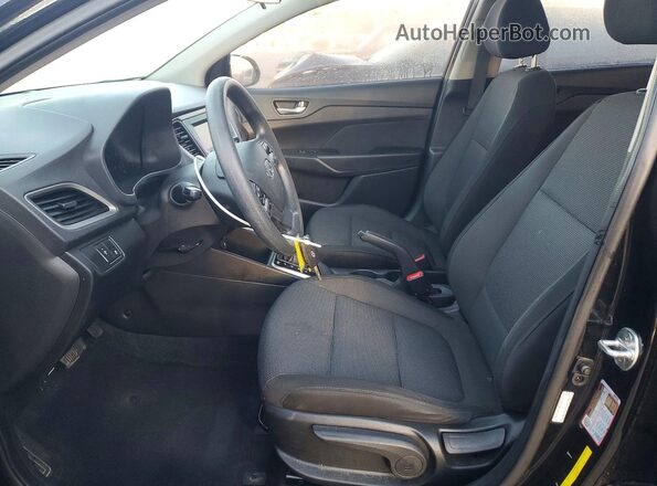3KPC24A64LE117352 2020 HYUNDAI ACCENT Черный Вид салона спереди