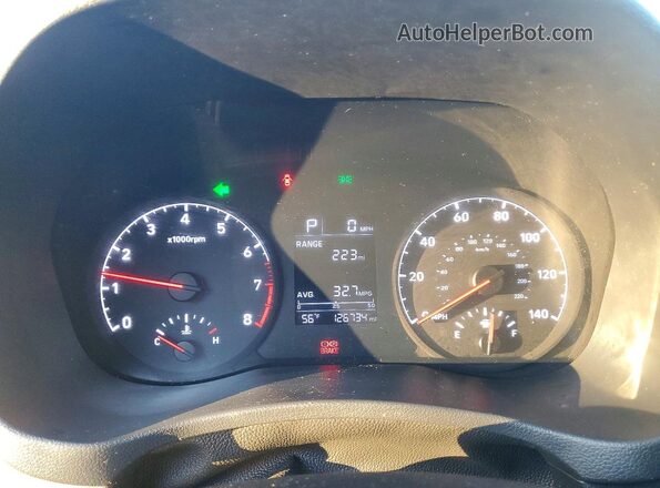3KPC24A64LE117352 2020 HYUNDAI ACCENT Черный Вид щитка приборов
