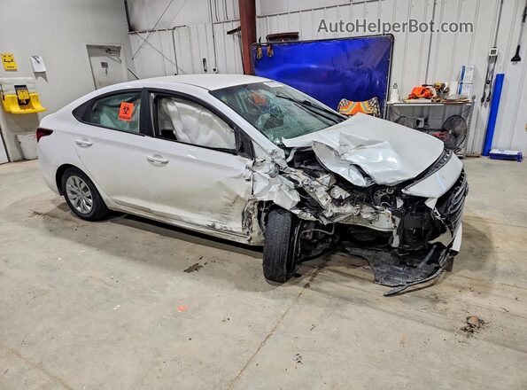 3KPC24A64ME138459 2021 HYUNDAI ACCENT White Przód prawy