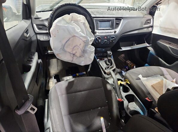 3KPC24A64ME138459 2021 HYUNDAI ACCENT White Widok deski rozdzielczej