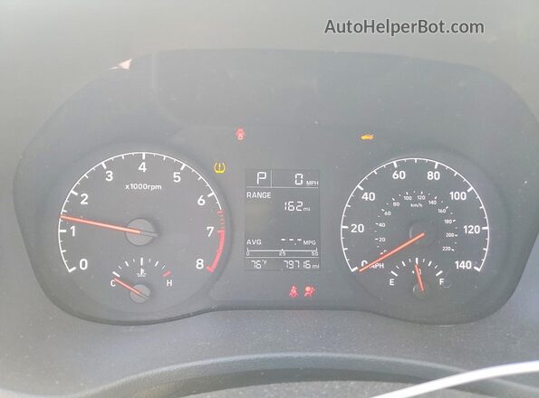3KPC24A64NE160804 2022 HYUNDAI ACCENT Gray Սարքավորումների վահանակի տեսք
