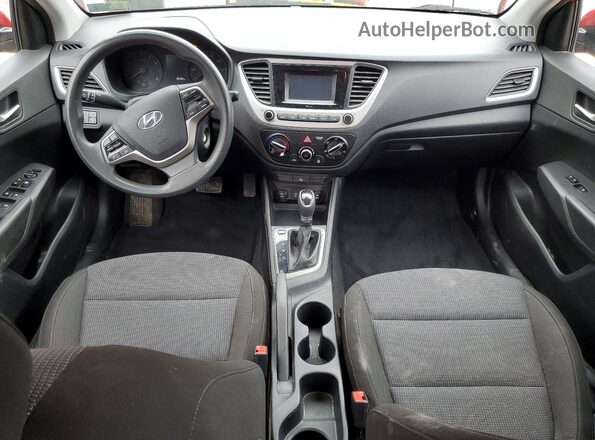 3KPC24A64NE162178 2022 HYUNDAI ACCENT Red Вид панелі приладів