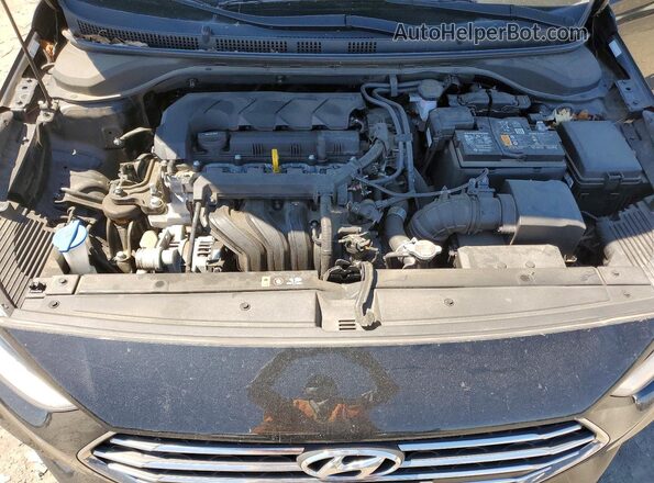 3KPC24A64NE162634 2022 HYUNDAI ACCENT Black Rear interior view