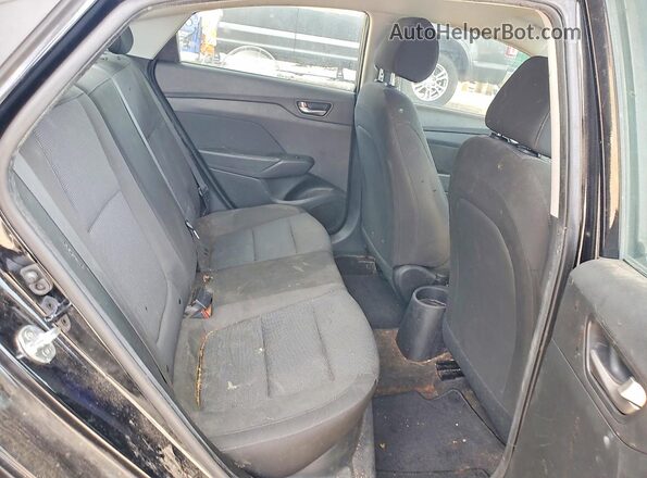 3KPC24A64NE165131 2022 HYUNDAI ACCENT Черный Вид задних сидений