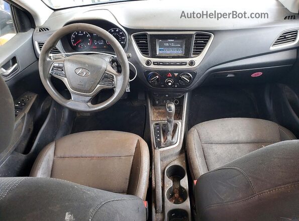 3KPC24A64NE165131 2022 HYUNDAI ACCENT Черный Вид панели приборов