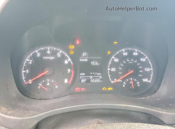 3KPC24A64NE165131 2022 HYUNDAI ACCENT Черный Вид щитка приборов