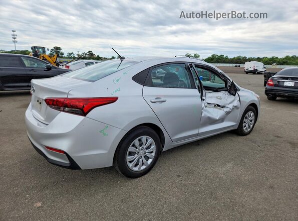 3KPC24A64NE166666 2022 HYUNDAI ACCENT Silver Задня права чверть