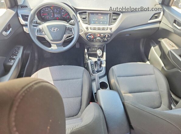 3KPC24A65LE093305 2020 HYUNDAI ACCENT Gray წინა პანელის ხედი