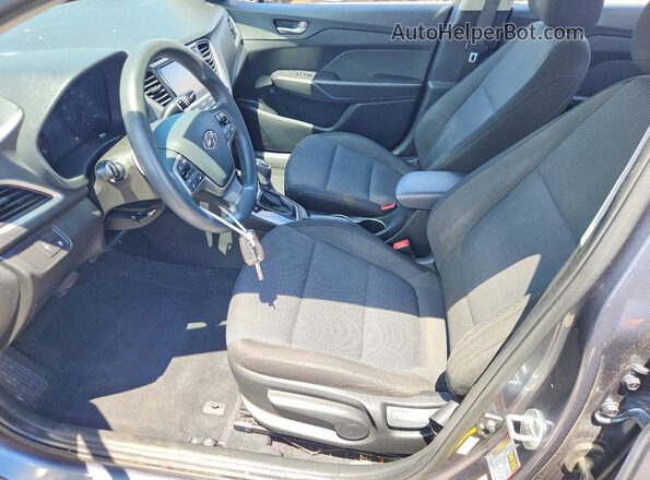 3KPC24A65LE093305 2020 HYUNDAI ACCENT Gray წინა სალონის ხედი