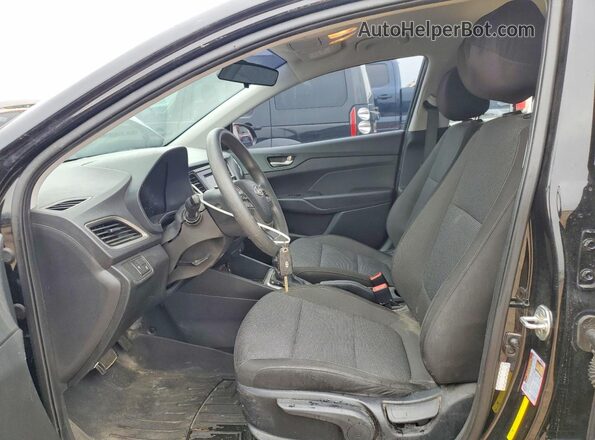 3KPC24A65LE109938 2020 HYUNDAI ACCENT Black წინა სალონის ხედი