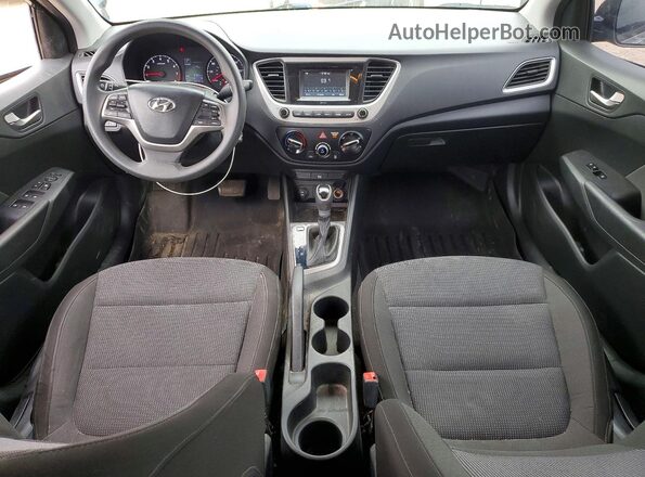 3KPC24A65LE109938 2020 HYUNDAI ACCENT Black წინა პანელის ხედი