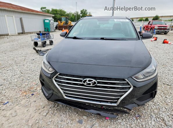 3KPC24A65ME131519 2021 HYUNDAI ACCENT Black Widok z przodu