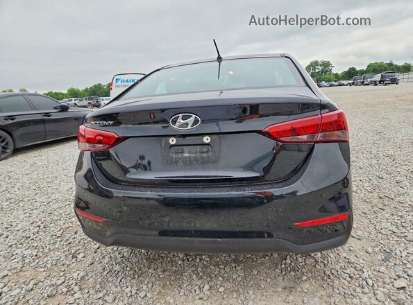 3KPC24A65ME131519 2021 HYUNDAI ACCENT Black Widok z tyłu