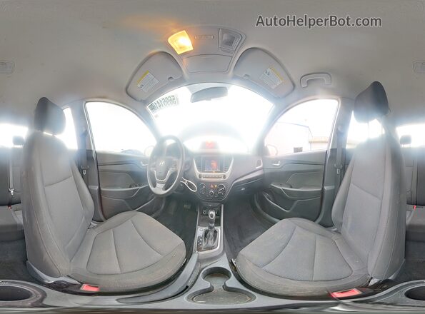 3KPC24A65ME131519 2021 HYUNDAI ACCENT Black Widok naklejki z numerem VIN
