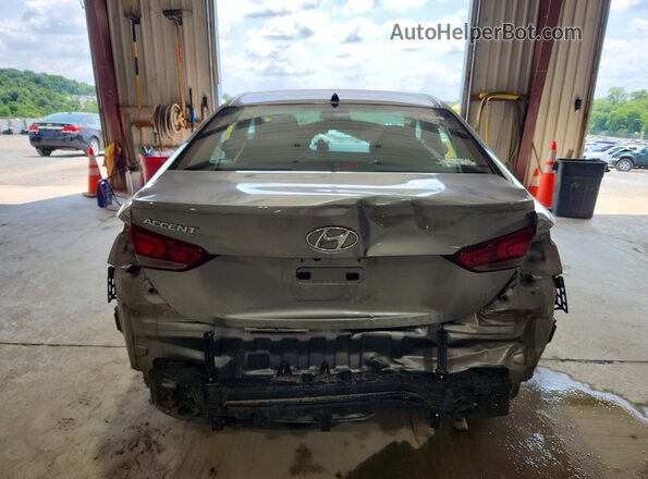 3KPC24A65ME133559 2021 HYUNDAI ACCENT Gray Вид ззаду