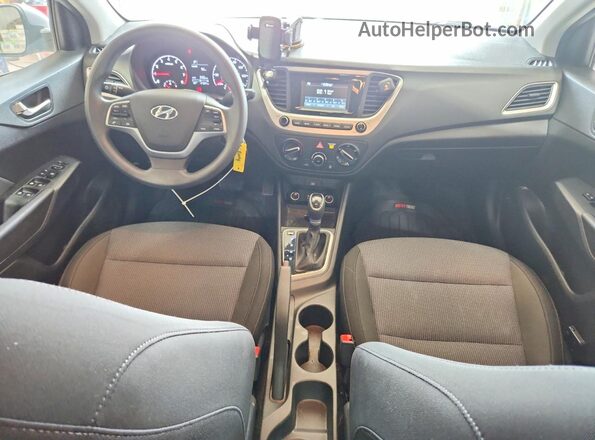 3KPC24A65ME133559 2021 HYUNDAI ACCENT Gray Вид панелі приладів