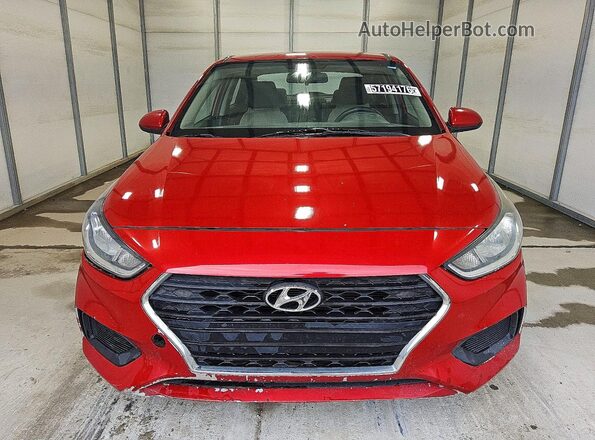 3KPC24A65ME134484 2021 HYUNDAI ACCENT Red წინა ხედი