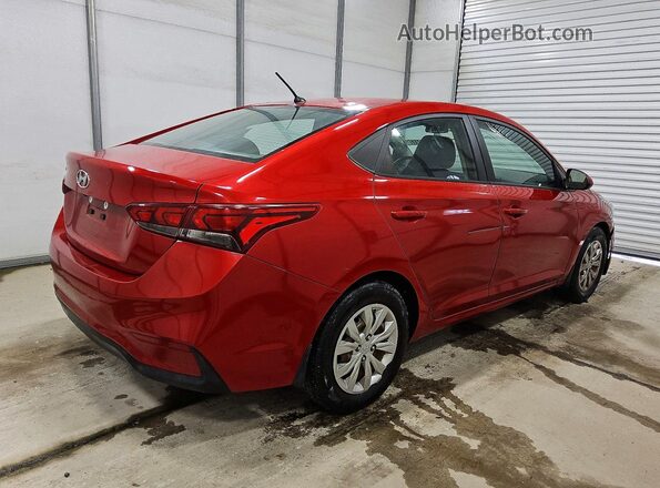 3KPC24A65ME134484 2021 HYUNDAI ACCENT Red უკანა მარჯვენა