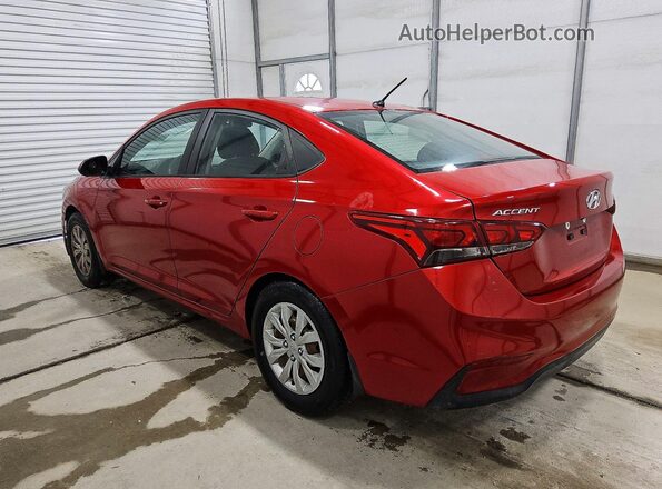 3KPC24A65ME134484 2021 HYUNDAI ACCENT Red უკანა მარცხენა