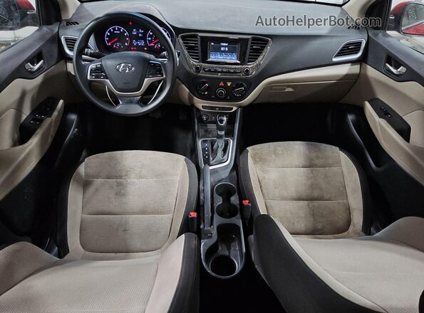 3KPC24A65ME134484 2021 HYUNDAI ACCENT Red 