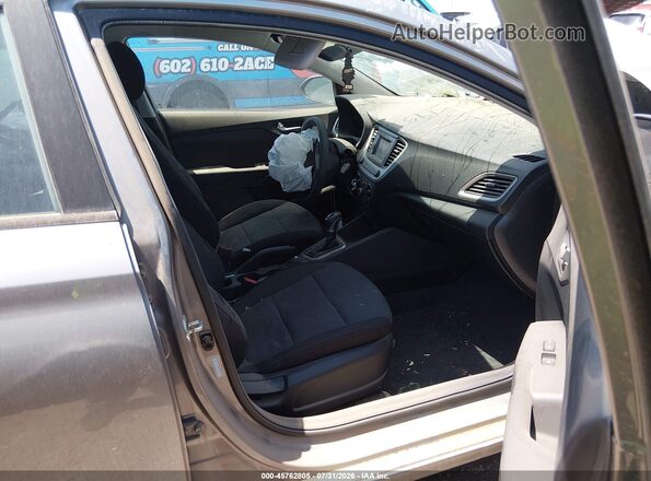 3KPC24A65ME139507 2021 HYUNDAI ACCENT Gray Widok wnętrza z przodu