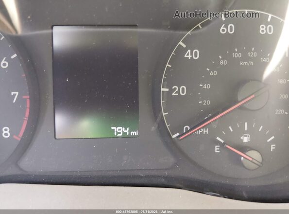 3KPC24A65ME139507 2021 HYUNDAI ACCENT Gray Widok tylnych siedzeń
