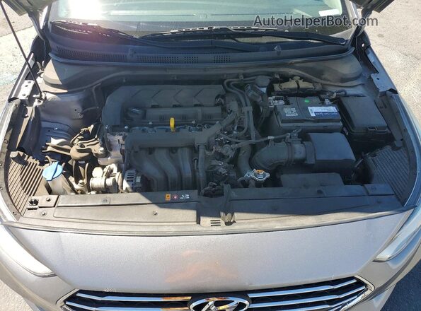 3KPC24A65ME149311 2021 HYUNDAI ACCENT Gray Rear interior view