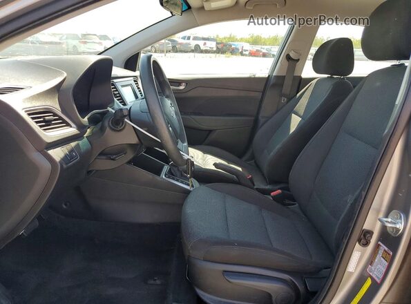 3KPC24A65ME149311 2021 HYUNDAI ACCENT Gray Front interior view