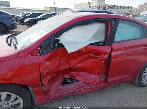 3KPC24A65NE154364 2022 HYUNDAI ACCENT Red წინა ხედი