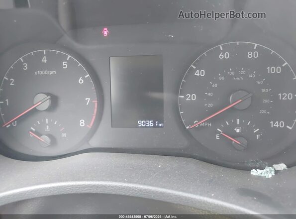 3KPC24A65NE154364 2022 HYUNDAI ACCENT Red უკანა სავარძლების ხედი